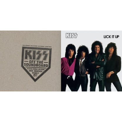 Kiss Off The Soundboard: Live In Des Moines (2LP) & Lick It Up