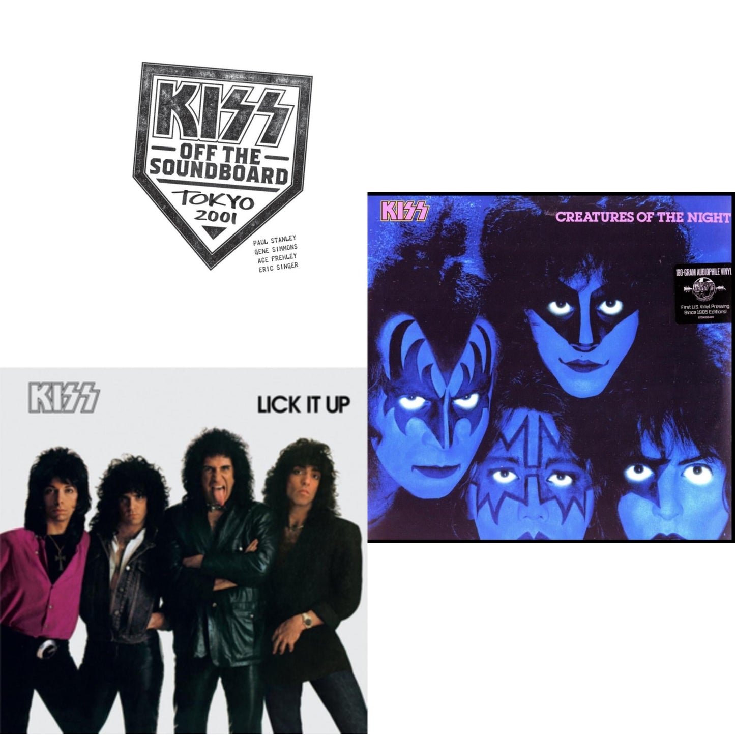 Kiss Off The Soundboard: Tokyo 2001 (3LP) & Lick It Up & Creatures Of Night