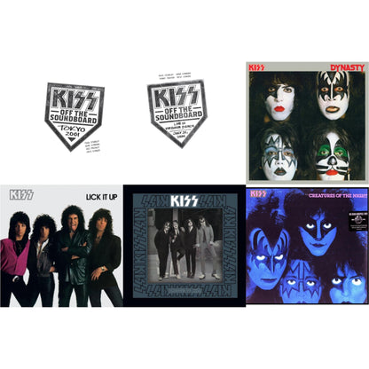 Kiss Off The Soundboard: Tokyo 2001 (3LP) & Kiss Off The Soundboard: Live In Virginia Beach (3LP) & Dynasty & Lick It Up & Dressed To Kill & Creatures Of Night