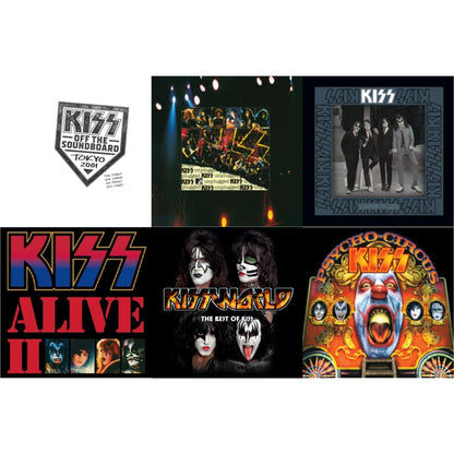 Kiss Off The Soundboard: Tokyo 2001 (3LP) & Psycho Circus & Dressed To Kill & Mtv Unplugged & Alive Ii & Kissworld - The Best Of Kiss (2 LP)
