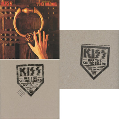 Music From The Elder (Half-Speed Master/Clear LP Vinyl/180G) & Kiss Off The Soundboard: Donington 1996 (Live) (3LP) & Kiss Off The Soundboard: Live In Des Moines (2LP)