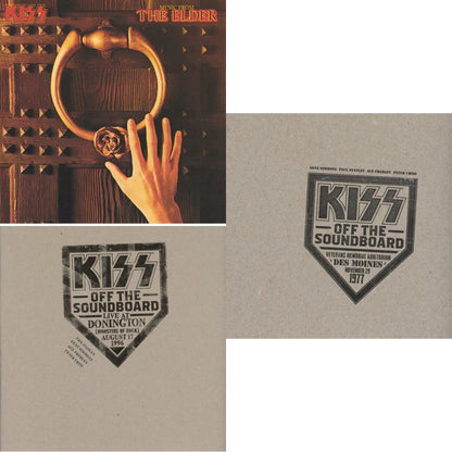 Music From The Elder (Half-Speed Master/Clear LP Vinyl/180G) & Kiss Off The Soundboard: Donington 1996 (Live) (3LP) & Kiss Off The Soundboard: Live In Des Moines (2LP)