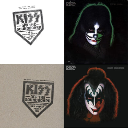 Kiss Off The Soundboard: Live In Virginia Beach (3LP) & Kiss Off The Soundboard: Live In Des Moines (2LP) & Gene Simmons & Peter Criss