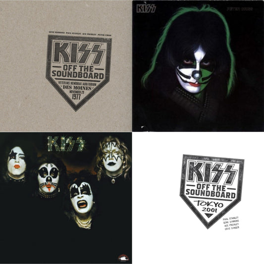 Kiss Off The Soundboard: Tokyo 2001 (3LP) & Kiss Off The Soundboard: Live In Des Moines (2LP) & Kiss & Peter Criss