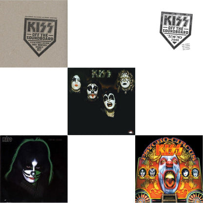 Kiss Off The Soundboard: Tokyo 2001 (3LP) & Kiss Off The Soundboard: Live In Des Moines (2LP) & Kiss & Psycho Circus & Peter Criss