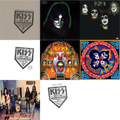 Kiss Off The Soundboard: Tokyo 2001 (3LP) & Kiss Off The Soundboard: Live In Virginia Beach (3LP) & Kiss Off The Soundboard: Live In Des Moines (2LP) & Kiss & Psycho Circus & Carnival Of Souls & Rock & Roll Over & Peter Criss