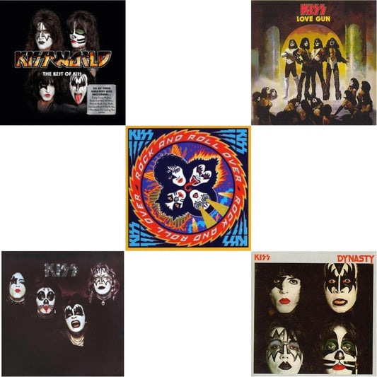 Kissworld - The Best Of Kiss & Kiss & Rock & Roll Over & Love Gun & Dynasty