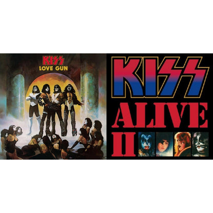 Love Gun (Tangerine/Aqua Splatter LP Vinyl) & Alive Ii