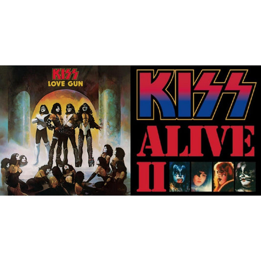 Love Gun (Tangerine/Aqua Splatter LP Vinyl) & Alive Ii