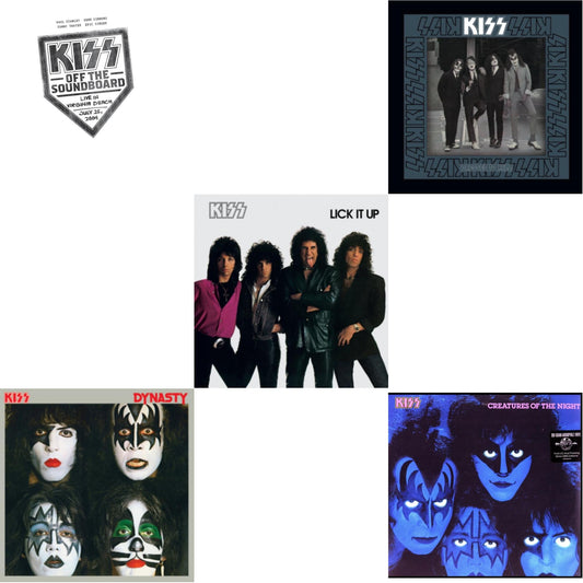 Kiss Off The Soundboard: Live In Virginia Beach (3LP) & Dynasty & Lick It Up & Dressed To Kill & Creatures Of Night