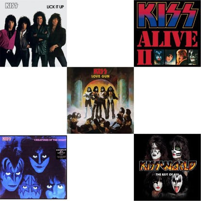Lick It Up & Creatures Of Night & Love Gun & Alive Ii & Kissworld - The Best Of Kiss (2 LP)