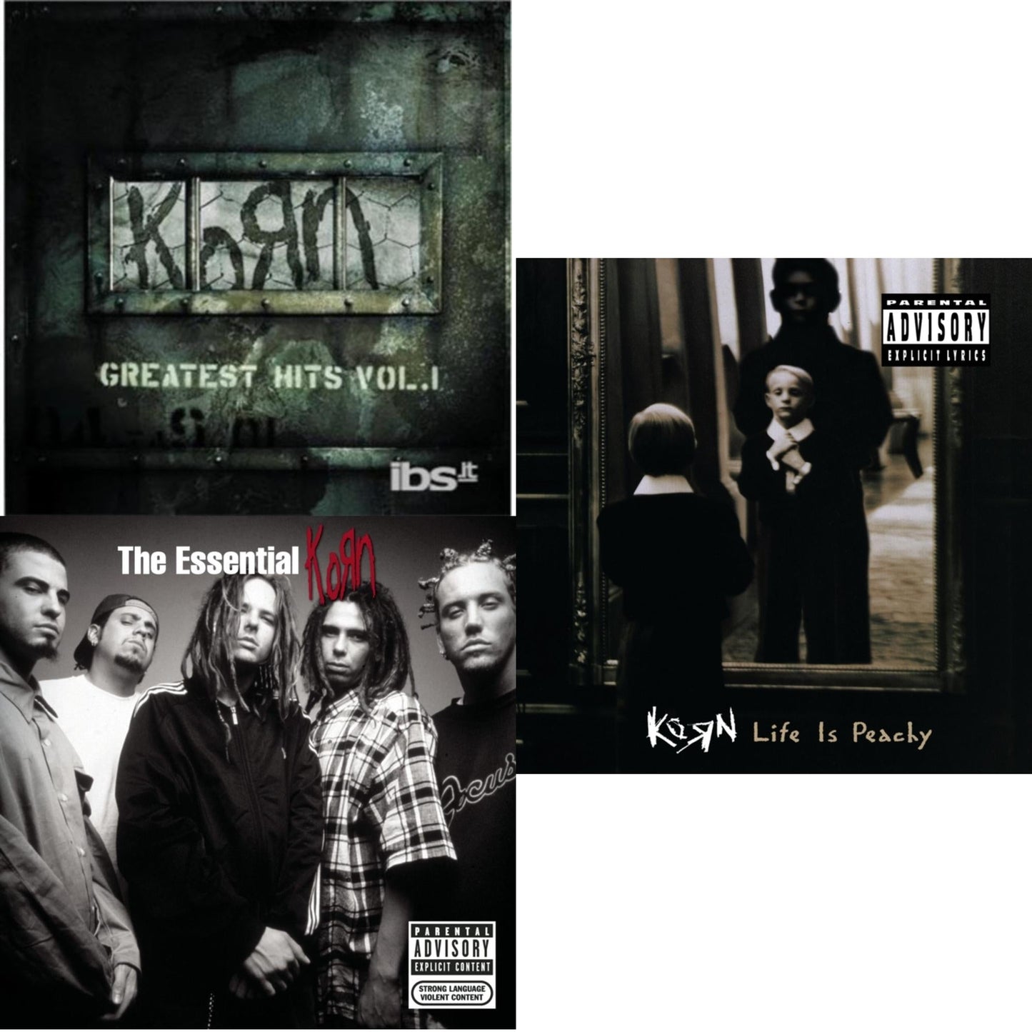 Greatest Hits Vol.1 & Essential Korn & Life Is Peachy