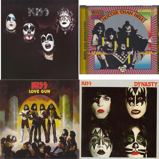 Kiss & Hotter Than Hell & Love Gun & Dynasty