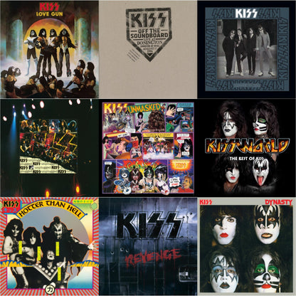 Kiss Off The Soundboard: Donington 1996 (Live) (3LP) & Revenge & Dynasty & Hotter Than Hell & Unmasked & Dressed To Kill & Love Gun & Mtv Unplugged & Kissworld - The Best Of Kiss (2 LP)