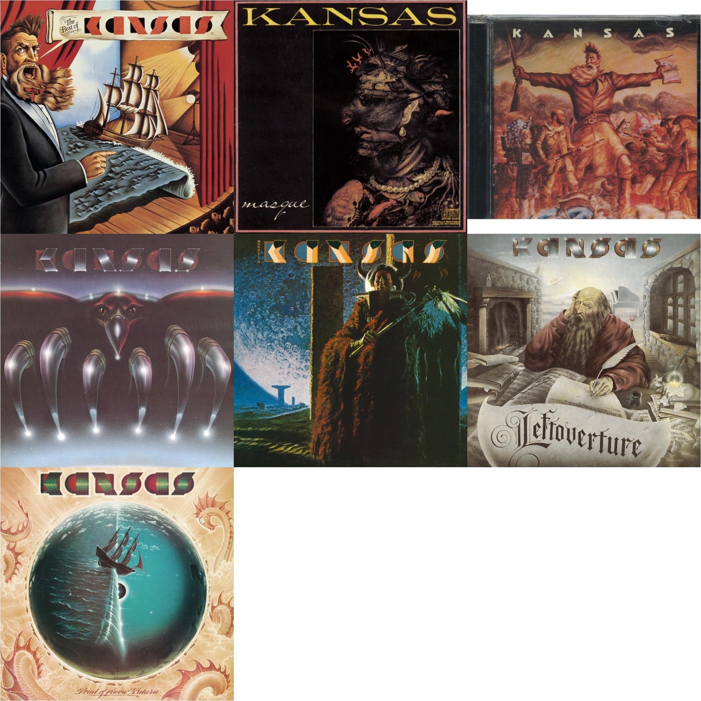 Best Of Kansas & Masque & Kansas & Song For America & Monolith & Leftoverture & Point Of Know Return