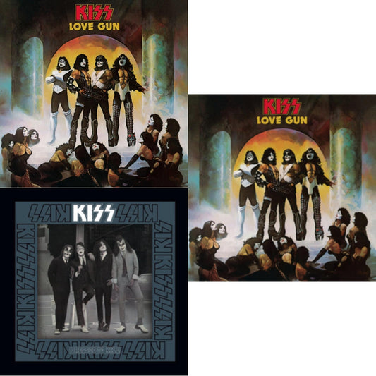 Love Gun (Tangerine/Aqua Splatter LP Vinyl) & Dressed To Kill & Love Gun