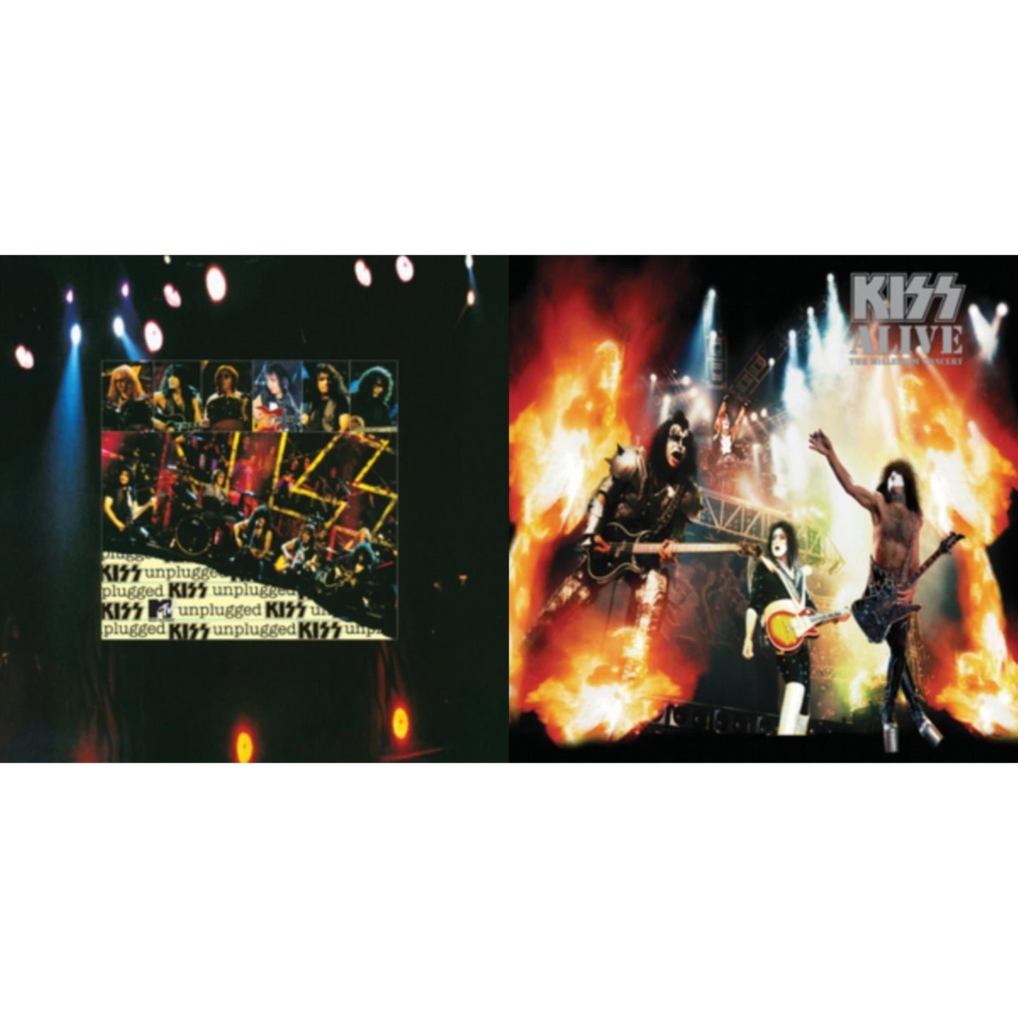 This is a 2 LP Vinyl SKU bundle.
1.This LP Vinyl is brand new.Format: LP VinylMusic Style: Hard RockThis item's title is: Mtv UnpluggedArtist: KissLabel: MercuryBarcode: 602537753758Release Date: 5/13/2014
2.This LP Vinyl is brand new.