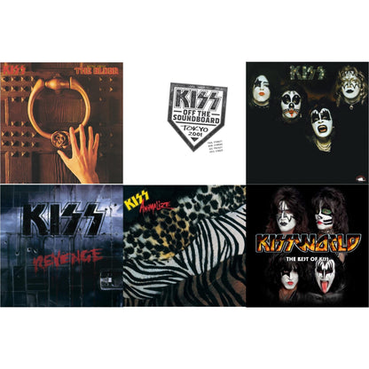 Music From The Elder (Half-Speed Master/Clear LP Vinyl/180G) & Kiss Off The Soundboard: Tokyo 2001 (3LP) & Kiss & Revenge & Animalize & Kissworld - The Best Of Kiss (2 LP)