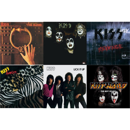 Music From The Elder (Half-Speed Master/Clear LP Vinyl/180G) & Kiss & Revenge & Animalize & Lick It Up & Kissworld - The Best Of Kiss (2 LP)