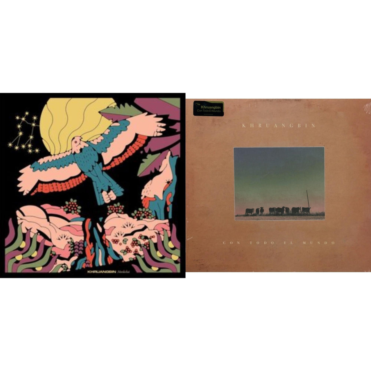 Khruangbin - Con Todo El Mundo & Mordechai - LP Vinyl Bundle