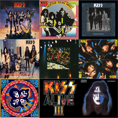 Destroyer & Hotter Than Hell & Dressed To Kill & Carnival Of Souls & Mtv Unplugged & Crazy Nights & Rock & Roll Over & Alive Iii & Ace Frehley