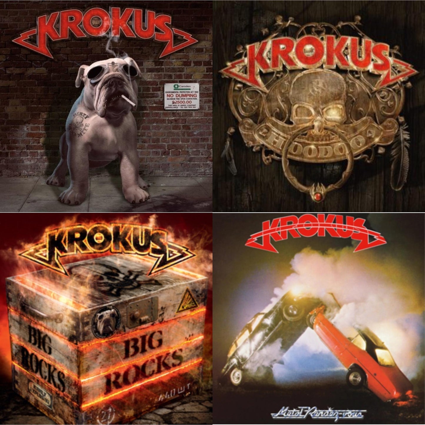 Dirty Dynamite (2LP/180G) & Hoodoo (180G) & Big Rocks (Flaming LP Vinyl/180G) & Metal Rendez-Vous (Blue LP Vinyl/180G)