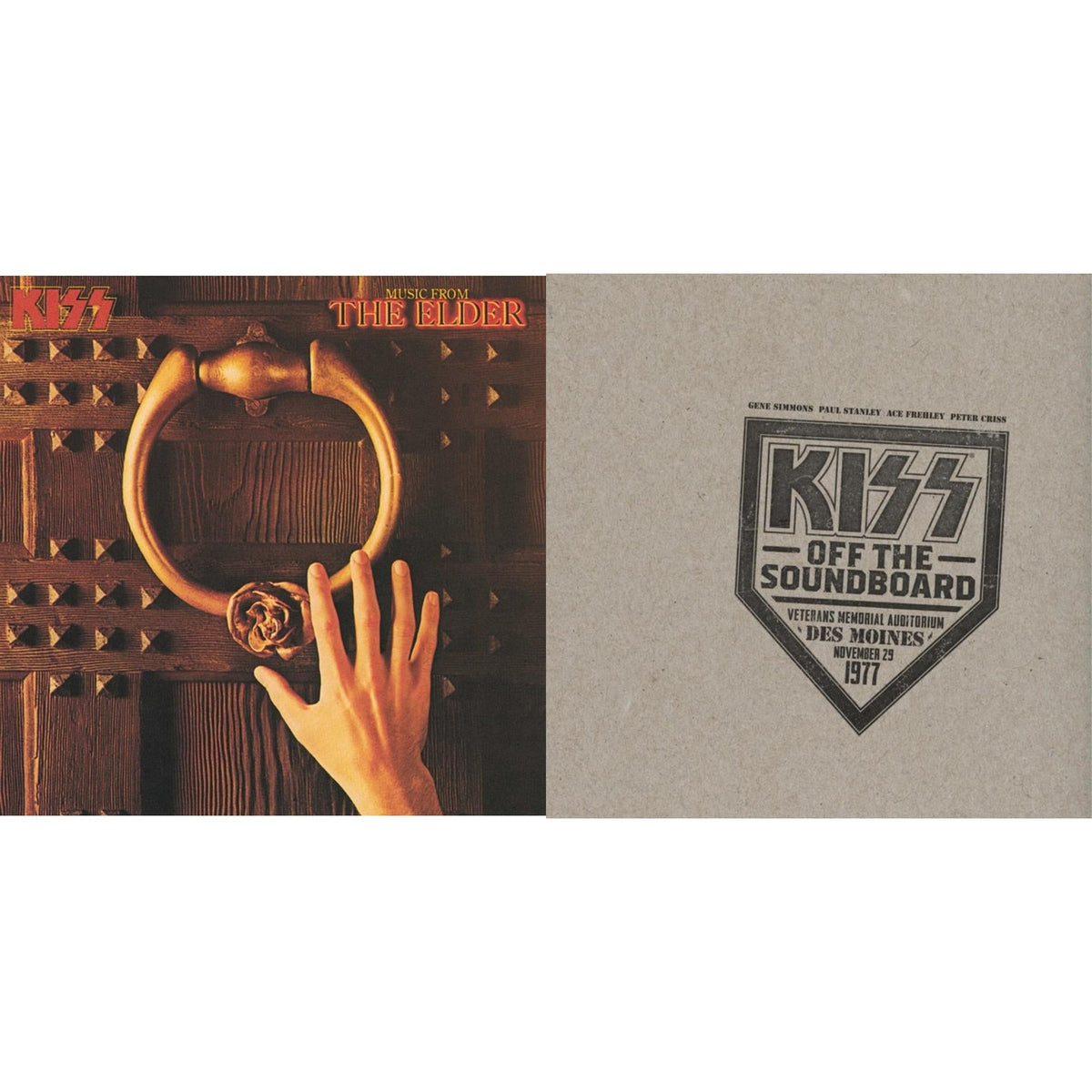 Music From The Elder (Half-Speed Master/Clear LP Vinyl/180G) & Kiss Off The Soundboard: Live In Des Moines (2LP)