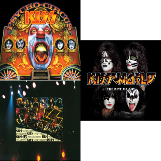 Psycho Circus & Mtv Unplugged & Kissworld - The Best Of Kiss (2 LP)