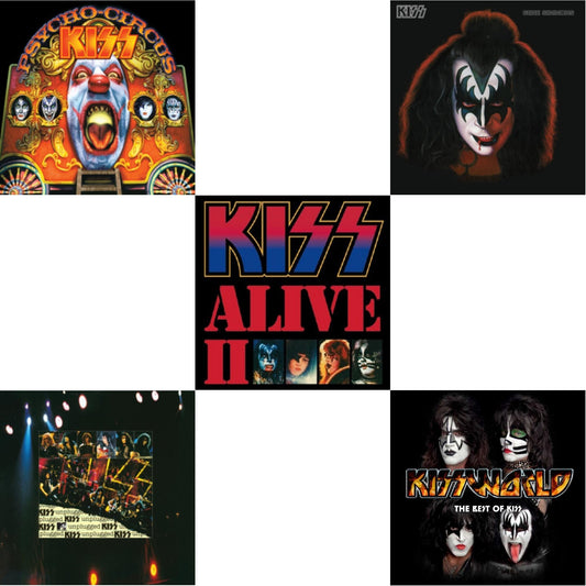 Psycho Circus & Mtv Unplugged & Alive Ii & Gene Simmons & Kissworld - The Best Of Kiss (2 LP)