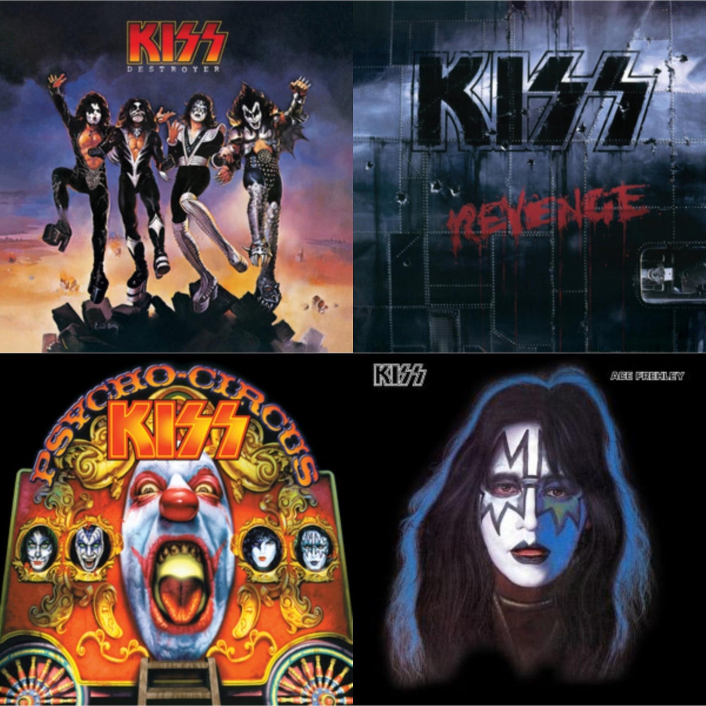 Destroyer & Revenge & Psycho Circus & Ace Frehley