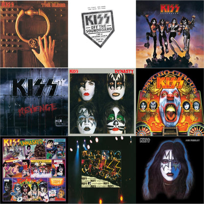 Music From The Elder (Half-Speed Master/Clear LP Vinyl/180G) & Kiss Off The Soundboard: Live In Virginia Beach (3LP) & Destroyer & Revenge & Dynasty & Psycho Circus & Unmasked & Mtv Unplugged & Ace Frehley