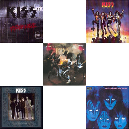 Revenge & Dressed To Kill & Alive & Destroyer & Creatures Of Night