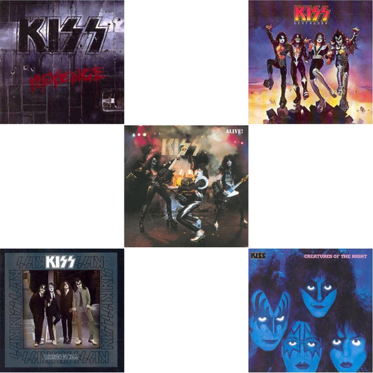 Revenge & Dressed To Kill & Alive & Destroyer & Creatures Of Night