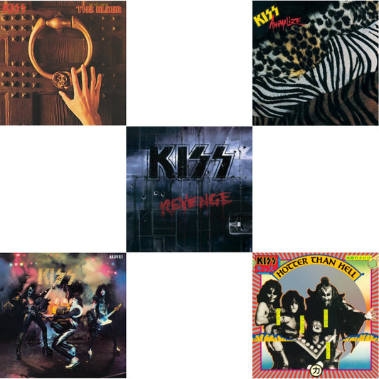 Music From The Elder (Half-Speed Master/Clear LP Vinyl/180G) & Alive & Revenge & Animalize & Hotter Than Hell