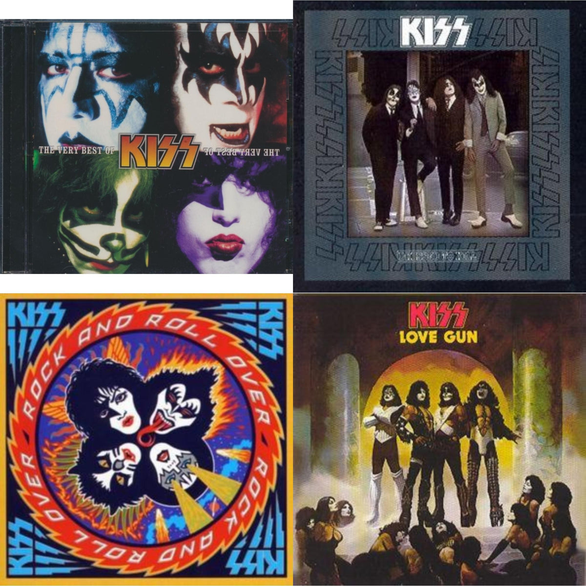 Very Best Of Kiss & Dressed To Kill & Rock & Roll Over & Love Gun