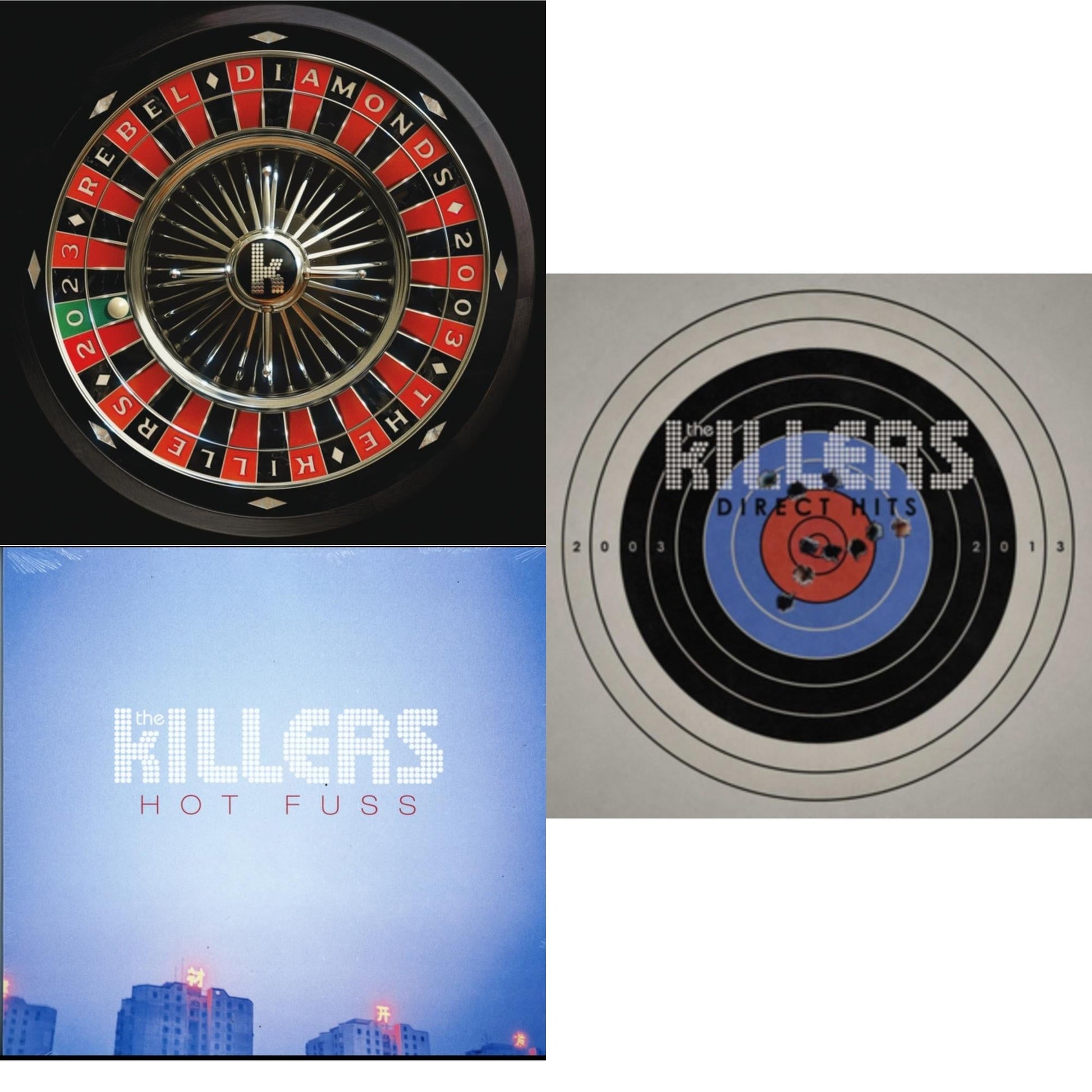 This is a 3 LP Vinyl SKU bundle.
1.This LP Vinyl is brand new.Format: LP VinylThis item's title is: Rebel Diamonds (2LP)Artist: KillersBarcode: 602458482331Release Date: 12/8/2023
2.This LP Vinyl is brand new.