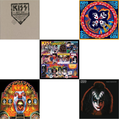 Kiss Off The Soundboard: Donington 1996 (Live) (3LP) & Psycho Circus & Unmasked & Rock & Roll Over & Gene Simmons