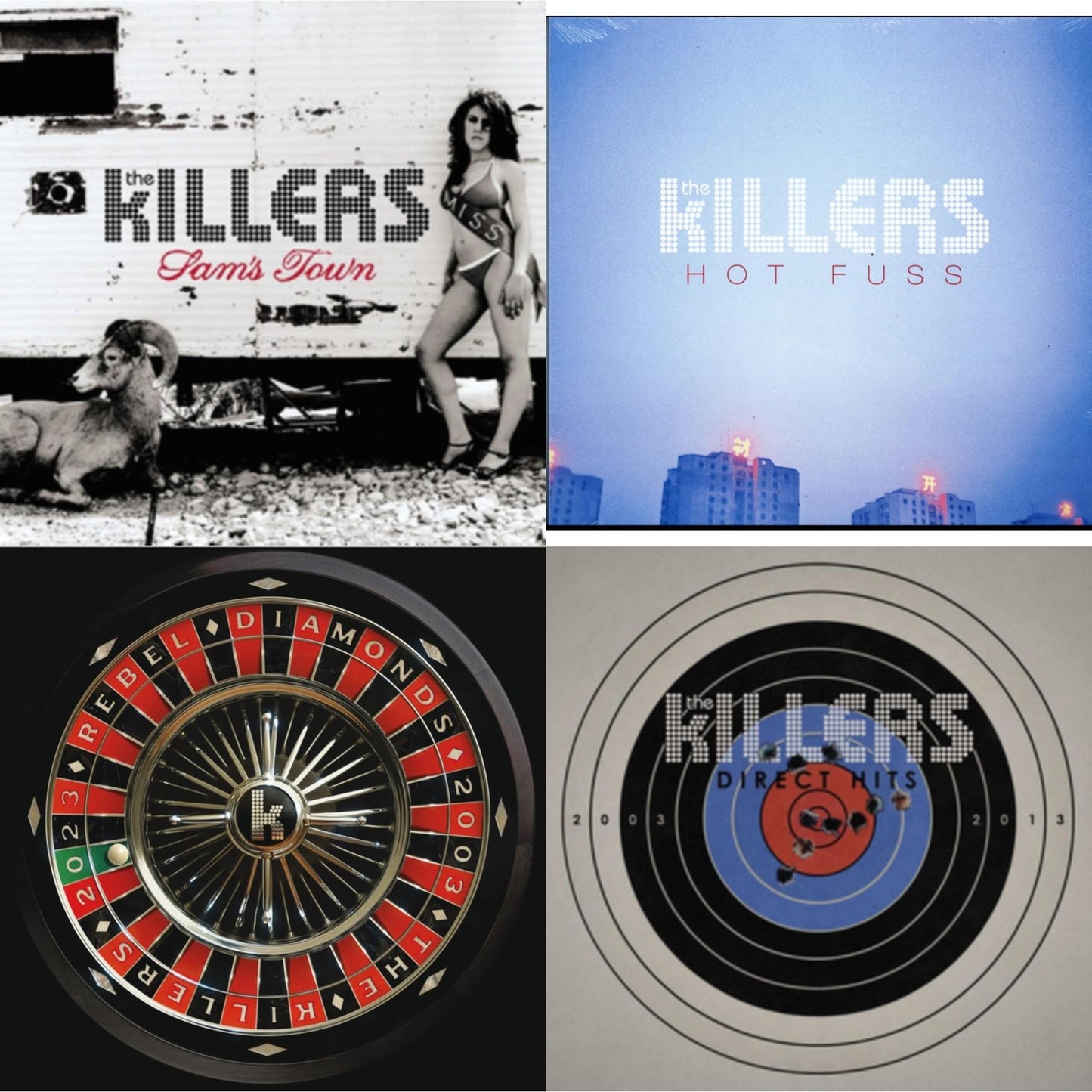 This is a 4 LP Vinyl SKU bundle.
1.This LP Vinyl is brand new.Format: LP VinylMusic Style: Alternative RockThis item's title is: Sam's TownArtist: KillersLabel: ISLANDBarcode: 602557631531Release Date: 12/15/2017
2.This LP Vinyl is brand new.