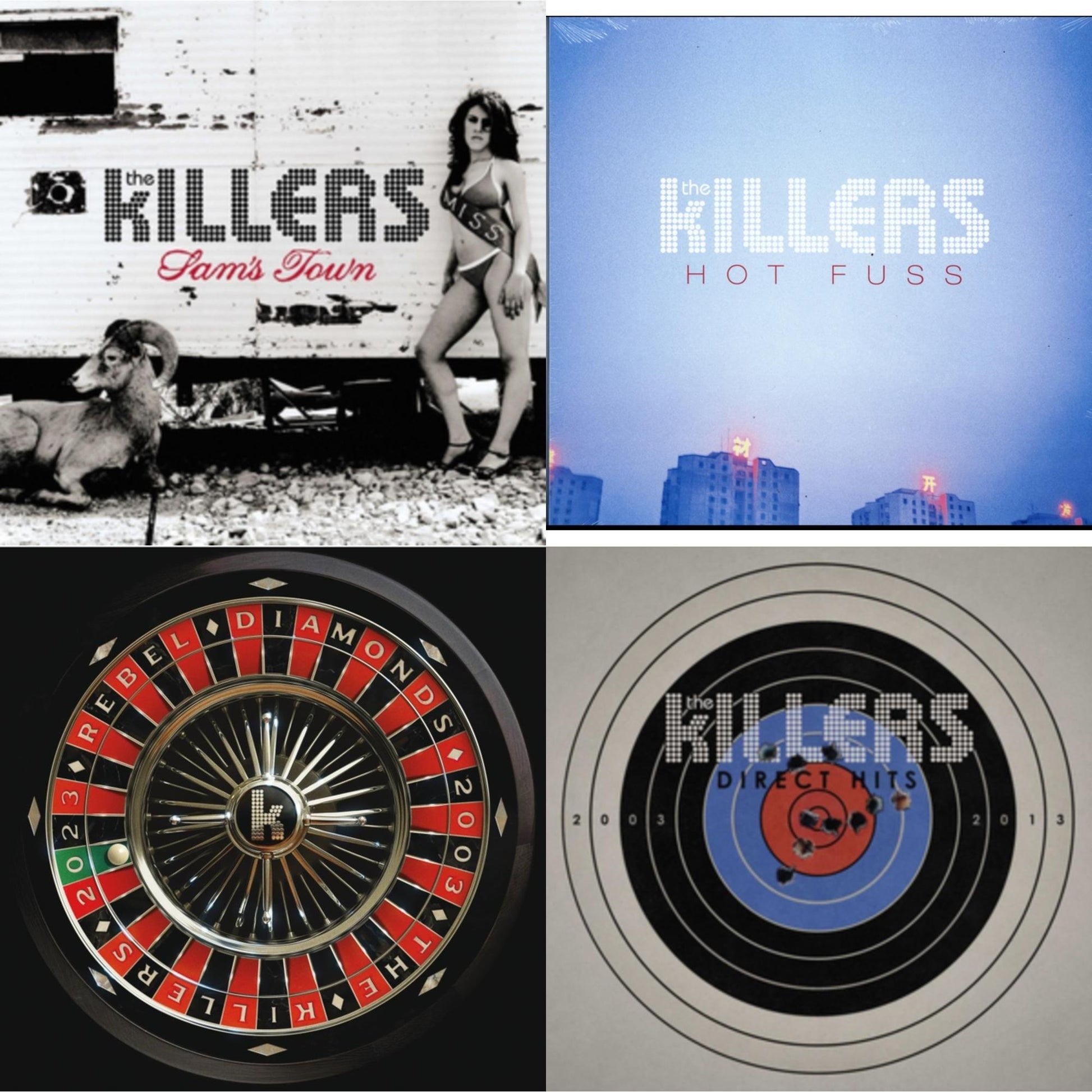 This is a 4 LP Vinyl SKU bundle.
1.This LP Vinyl is brand new.Format: LP VinylMusic Style: Alternative RockThis item's title is: Sam's TownArtist: KillersLabel: ISLANDBarcode: 602557631531Release Date: 12/15/2017
2.This LP Vinyl is brand new.