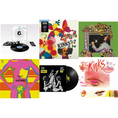 Lola Versus Powerman & The Moneygoround: Pt. 1 (180G/Remastered/Booklet) & Face To Face & Everybody's In Show-Biz (2022 Standalone/2LP) & Percy & Soap Opera Live (140G) & Word Of Mouth (180G/Red LP Vinyl/Limited Edition/Gatefold Cover & Poster)