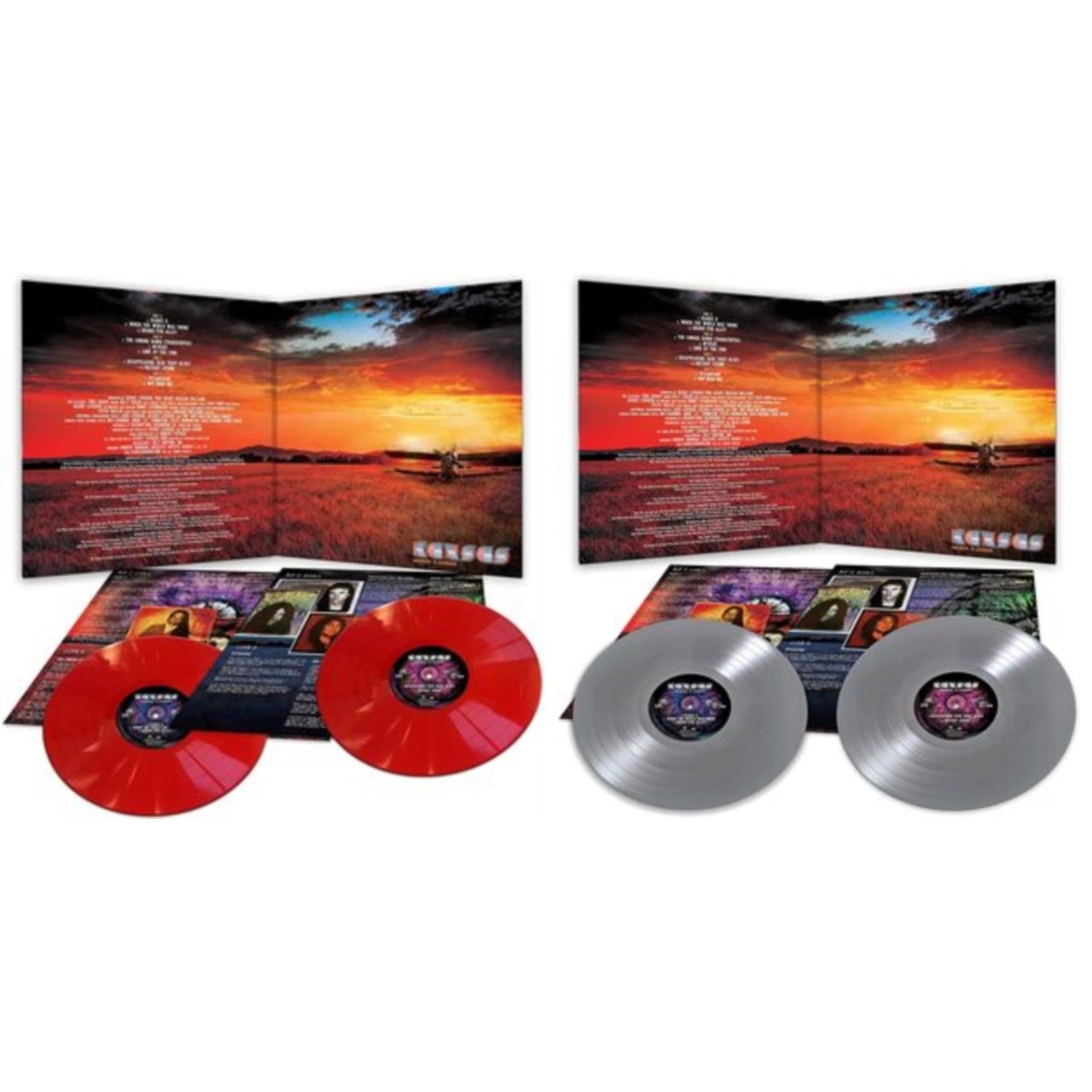 This is a 2 LP Vinyl SKU bundle.
1.This LP Vinyl is brand new.Format: LP VinylMusic Style: Prog RockThis item's title is: Somewhere To Elsewhere (Red LP Vinyl)Artist: KansasLabel: MAGNA CARTABarcode: 889466263712Release Date: 4/15/2022
2.This LP Vinyl is brand new.