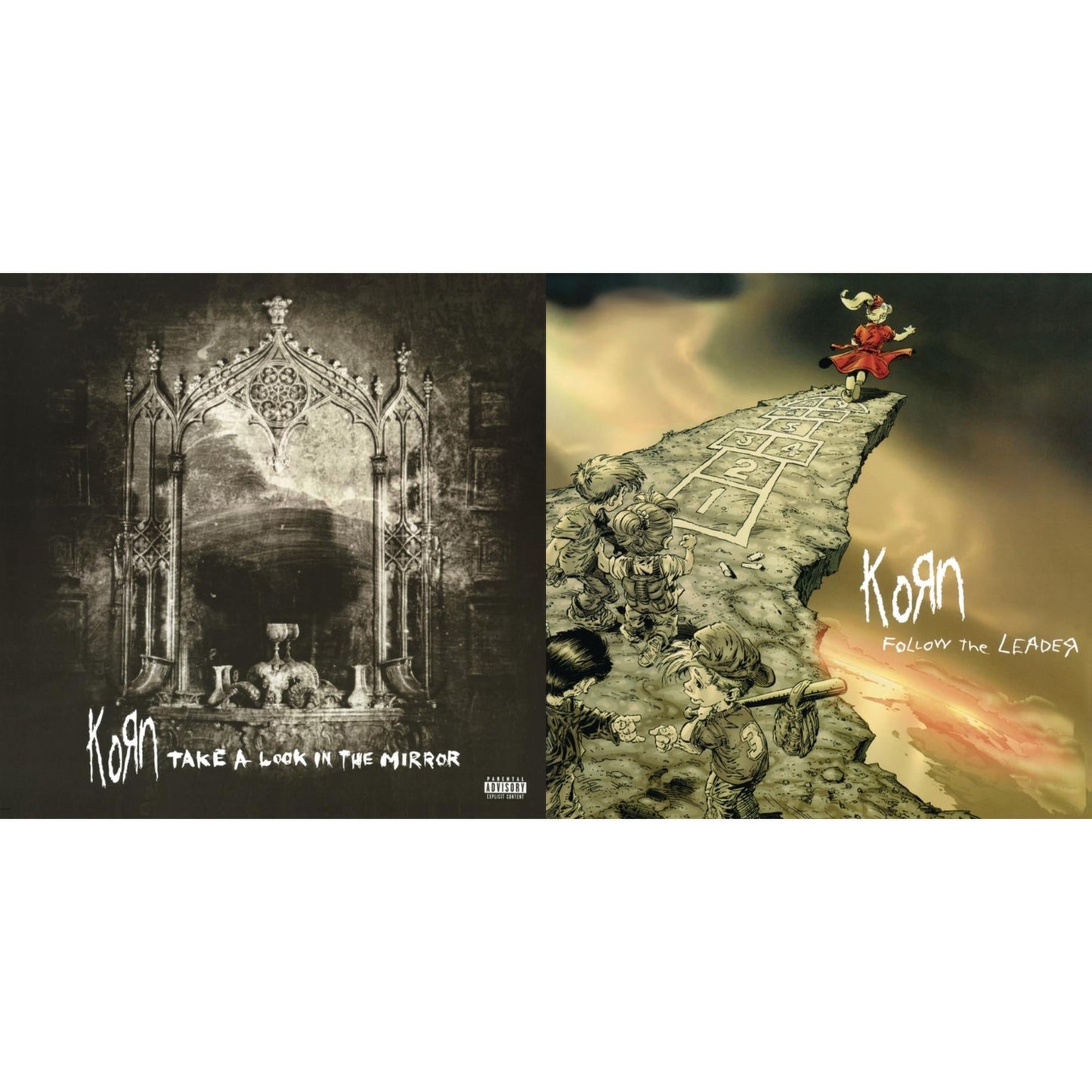 This is a 2 LP Vinyl SKU bundle.
1.This LP Vinyl is brand new.Format: LP VinylMusic Style: Nu MetalThis item's title is: Take A Look In The Mirror (2 LP) (140G)Artist: KornLabel: LEGACY/ EPICBarcode: 190758439914Release Date: 11/2/2018
2.This LP Vinyl is brand new.