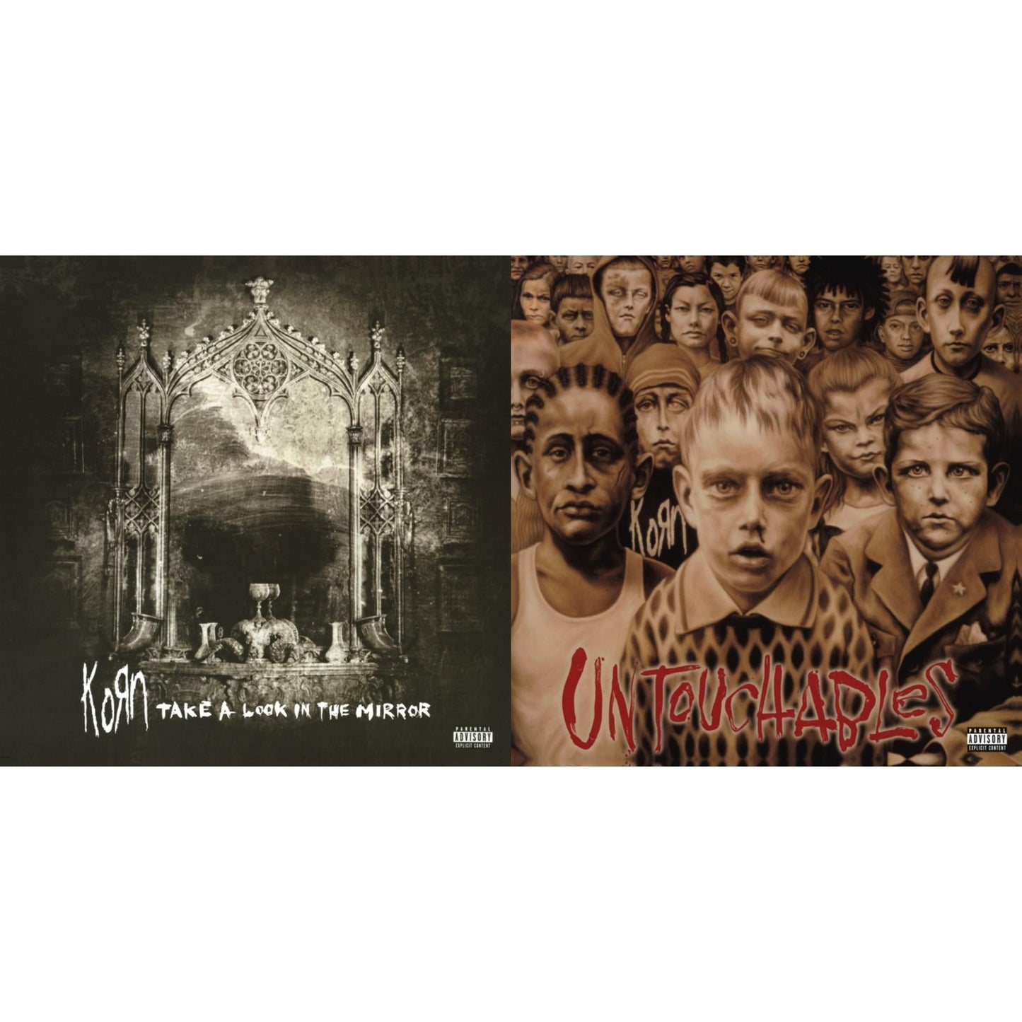 Korn - Take A Look In The Mirror (2 LP) (140G) & Untouchables (X) (2LP/140G)
