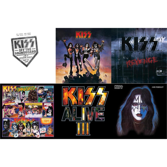 Kiss Off The Soundboard: Live In Virginia Beach (3LP) & Destroyer & Revenge & Unmasked & Alive Iii & Ace Frehley