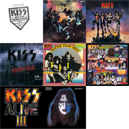 Kiss Off The Soundboard: Live In Virginia Beach (3LP) & Alive & Destroyer & Revenge & Hotter Than Hell & Unmasked & Alive Iii & Ace Frehley