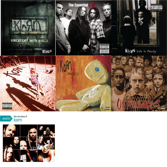 Greatest Hits Vol.1 & Essential Korn & Life Is Peachy & Korn (Explicit) & Issues (Explicit) & Untouchables & Playlist: Very Best Of Korn