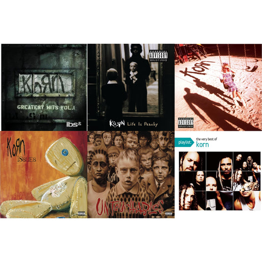 Greatest Hits Vol.1 & Life Is Peachy & Korn (Explicit) & Issues (Explicit) & Untouchables & Playlist: Very Best Of Korn