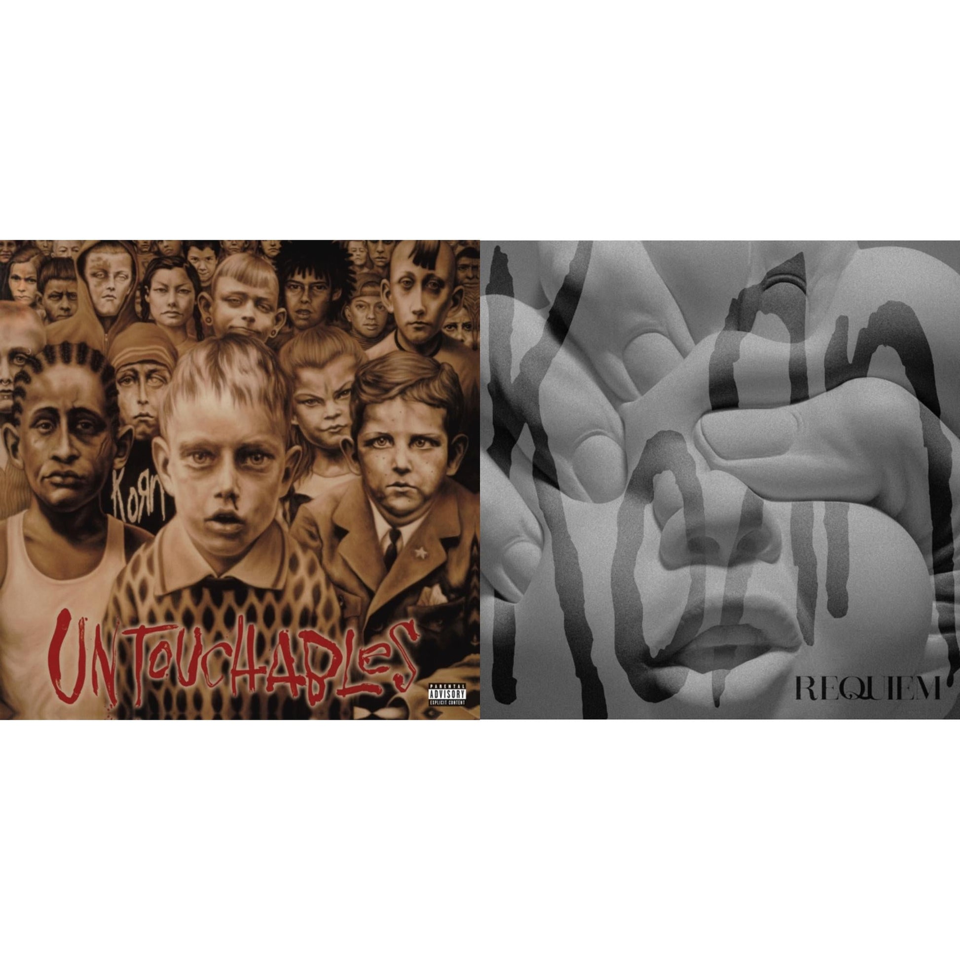 This is a 2 LP Vinyl SKU bundle.
1.This LP Vinyl is brand new.Format: LP VinylMusic Style: Alternative RockThis item's title is: Untouchables (X) (2LP/140G)Artist: KornLabel: LEGACY/ EPICBarcode: 190758440217Release Date: 11/2/2018
2.This LP Vinyl is brand new.
