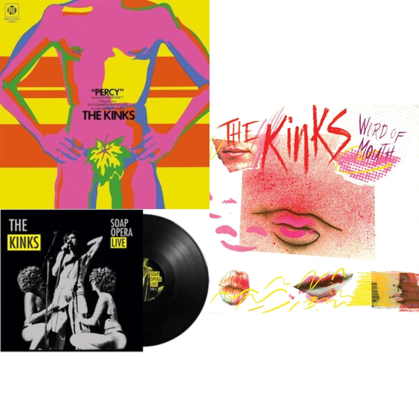 Percy & Soap Opera Live (140G) & Word Of Mouth (180G/Red LP Vinyl/Limited Edition/Gatefold Cover & Poster)