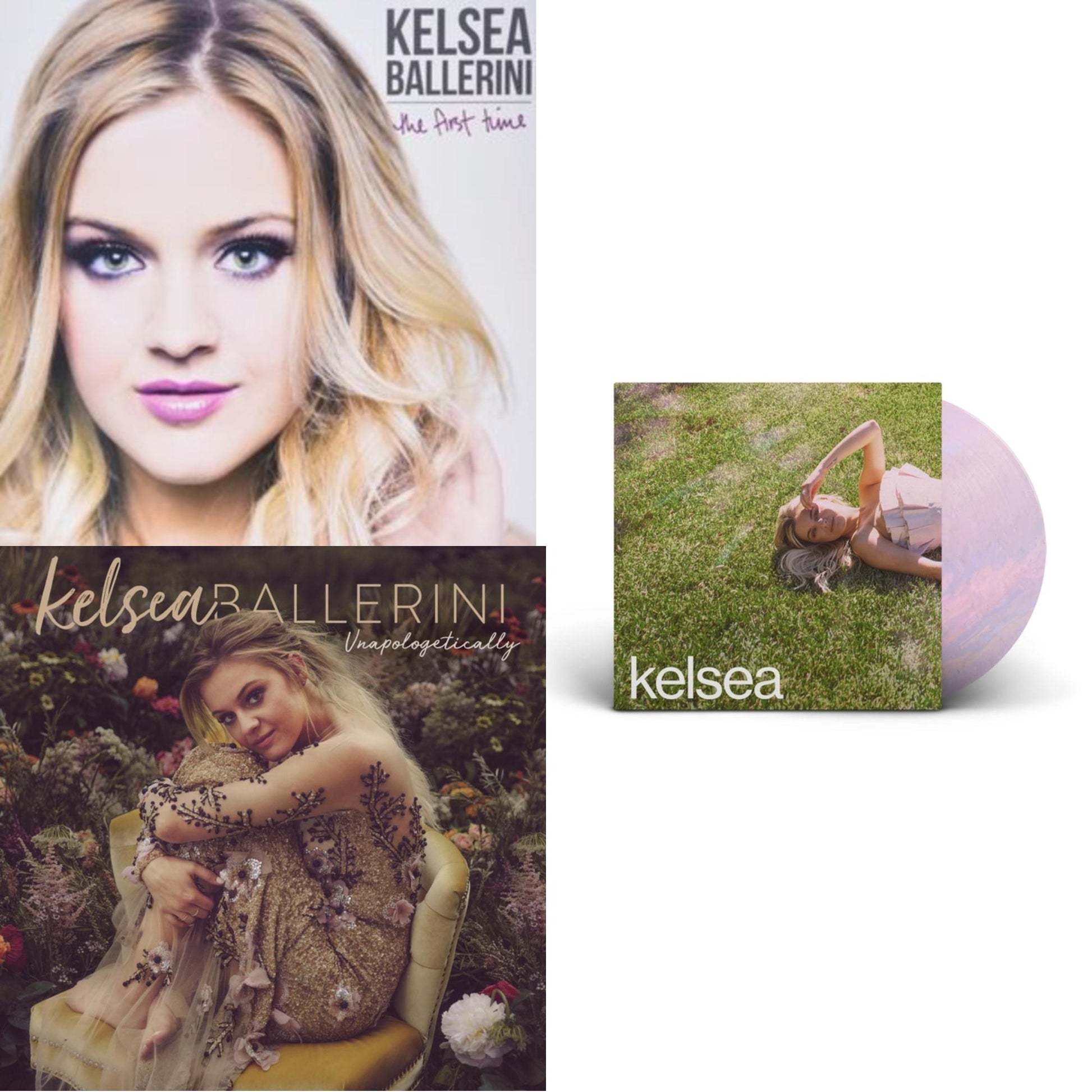 This is a 3 LP Vinyl SKU bundle.
1.This LP Vinyl is brand new.Format: LP VinylThis item's title is: First TimeArtist: Kelsea BalleriniLabel: BLACK RIVER MUSIC GROUPBarcode: 851491003151Release Date: 11/27/2015
2.This LP Vinyl is brand new.